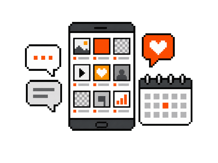 Planification de contenus pour les réseaux sociaux